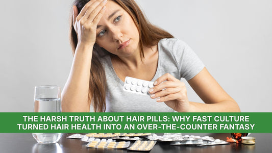 The Harsh Truth About Hair Pills: Why Fast Culture Turned Hair Health into an Over-the-Counter Fantasy