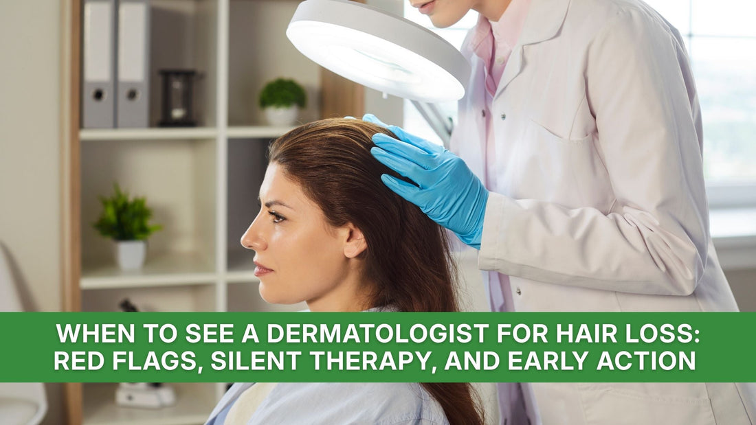 When to See a Dermatologist for Hair Loss: Red Flags, Silent Therapy, and Early Action