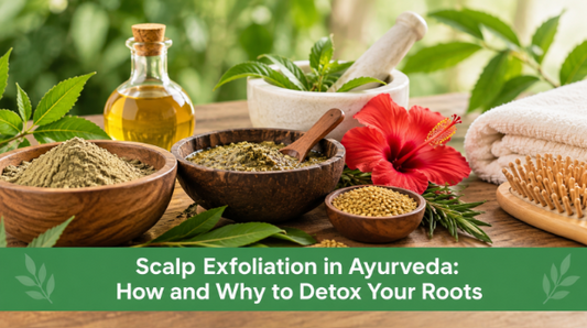 Scalp Exfoliation in Ayurveda
