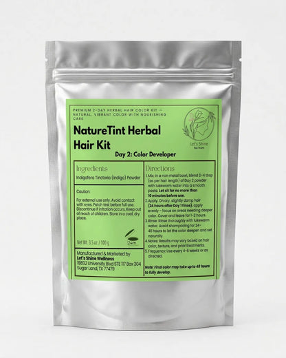 NatureTint Herbal Hair Kit Day-2 - Hair Color