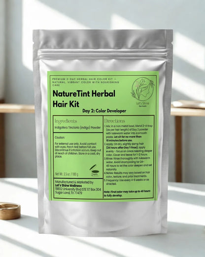 NatureTint Herbal Hair Kit Day-2 - Hair Color