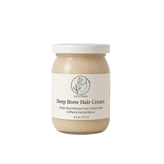 Herbal hair cream jar product image