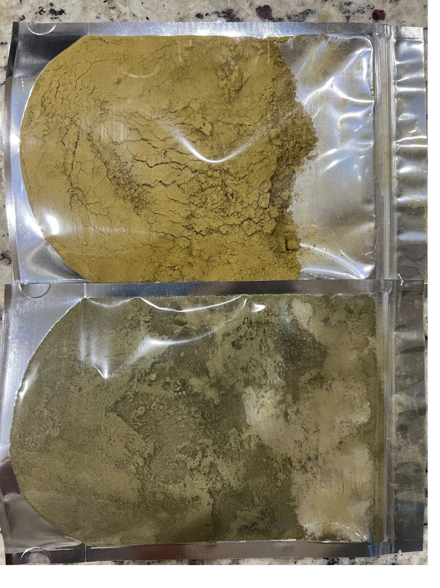 Herbal hair color powder sachets